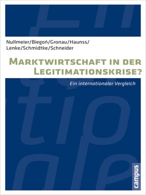 cover image of Marktwirtschaft in der Legitimationskrise?